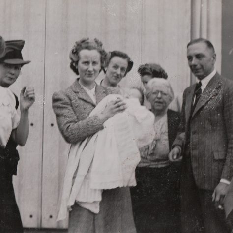 Anne's sister's christening, St Andrews Drive, Lincoln