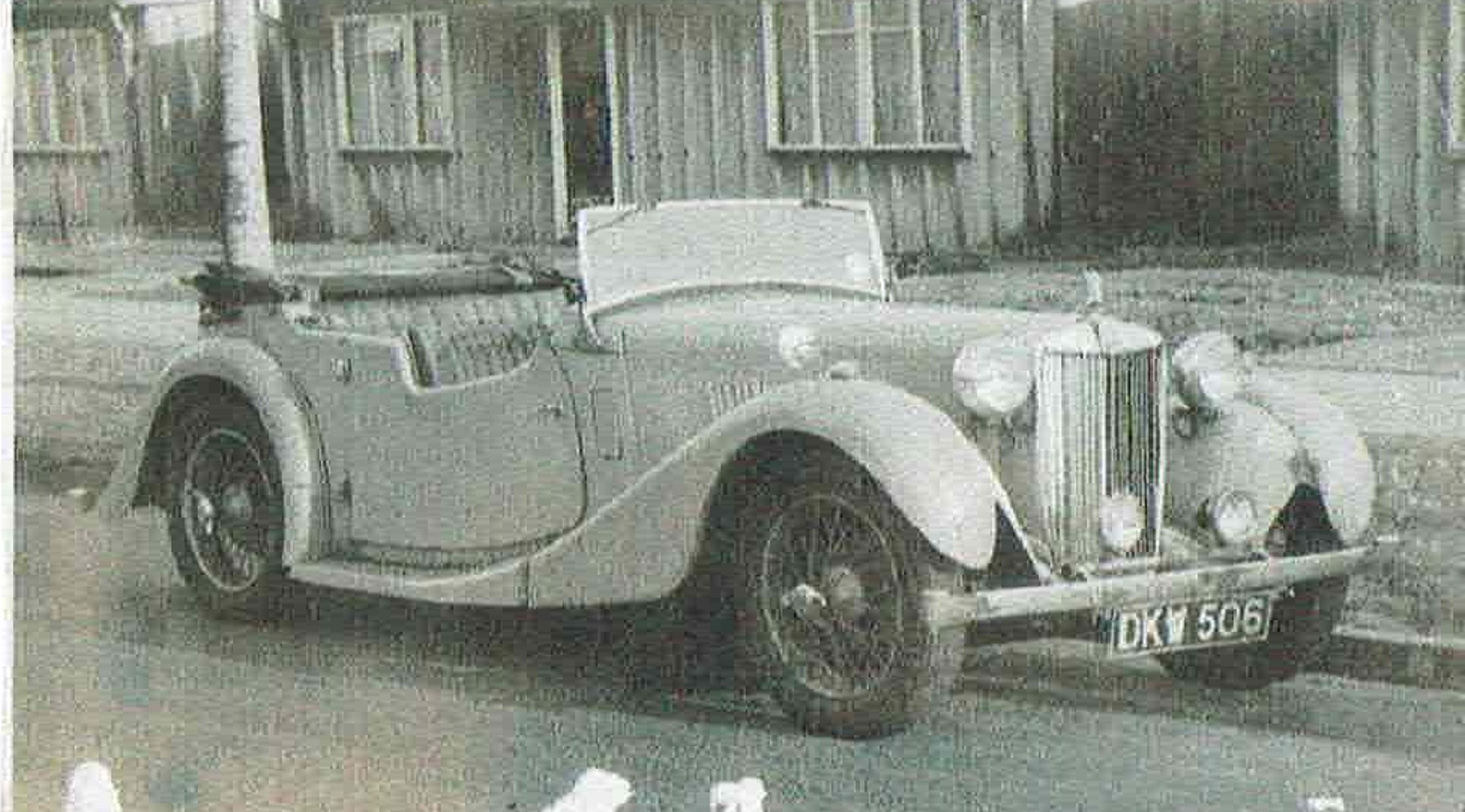 John's 1939 MG VA outside 421 Wake Green Road, Birmingham