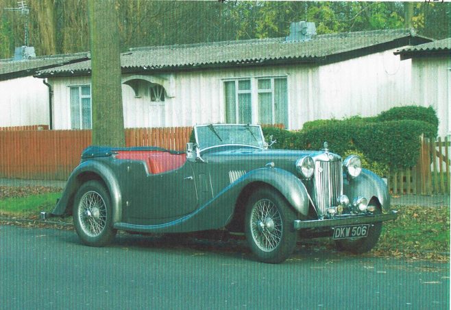 John's 1939 MG VA outside 421 Wake Green Road, Birmingham