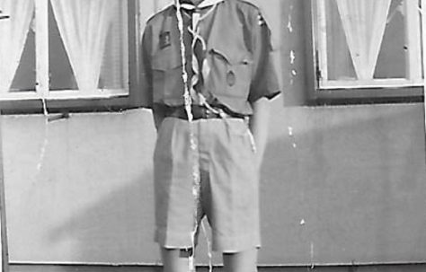 Mike in his scout uniform. The Radleys, Sheldon