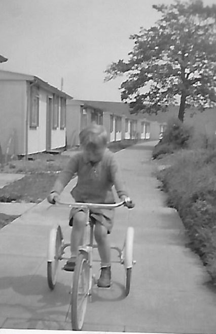 Mike on his tricycle. The Radleys, Sheldon