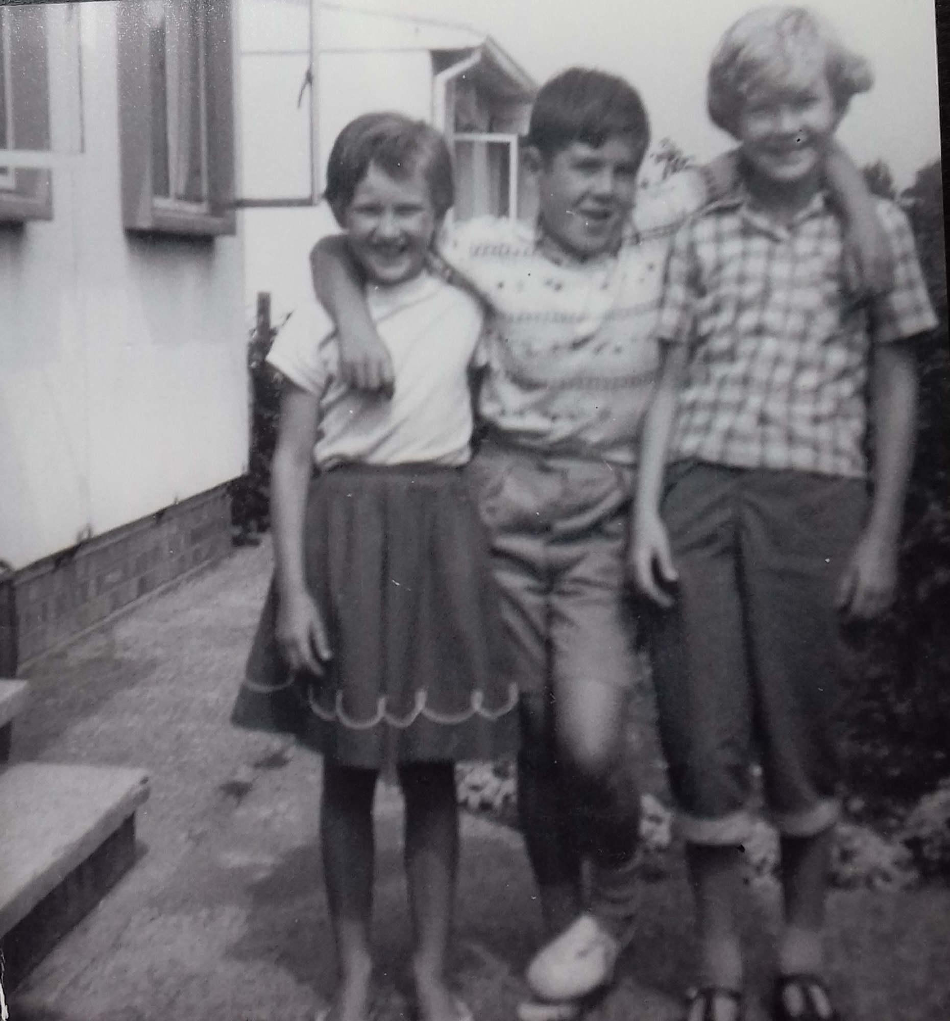 Maureen, John & Carole.  Cuddington Way, Cheam