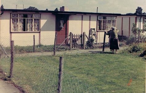 Prefab garden, 20 Fairfield Estate, Lowfield Street, Dartford