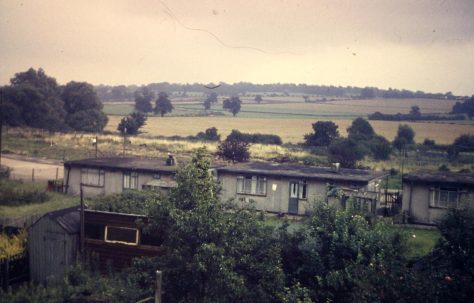 Uni-Seco prefabs, some demolished, on Hornbeam Road, Buckhurst Hill