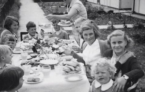 Coronation party, Gilbert Close, Cambridge