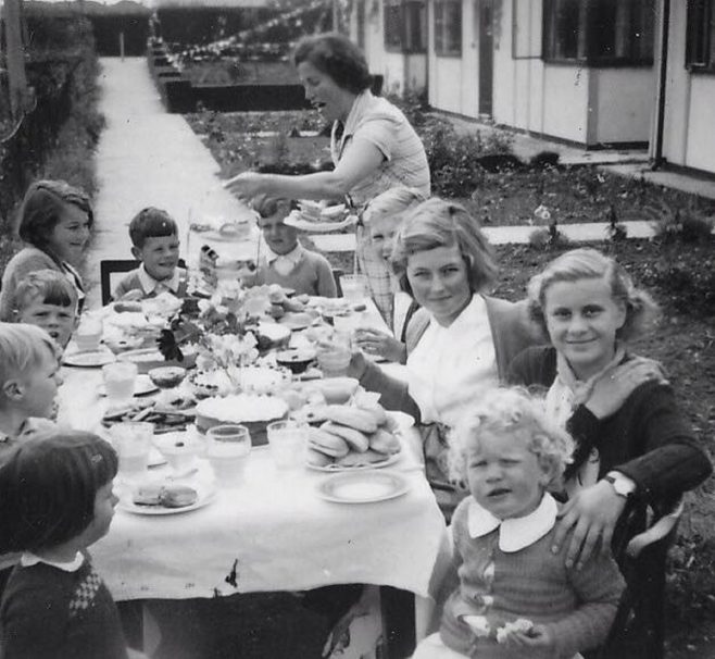 Coronation party, Gilbert Close, Cambridge