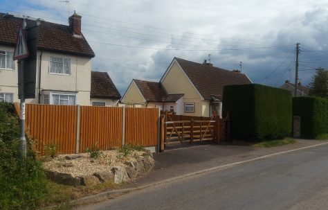 Swedish house and dormer bungalows. Oake, Devon