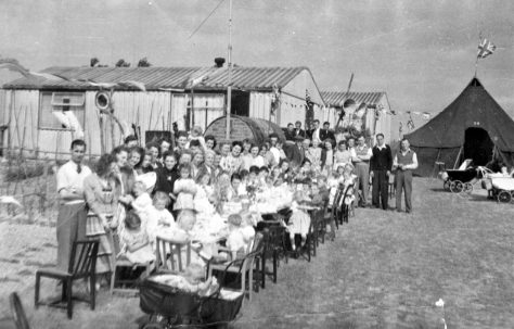 Coronation party, Dynes Road, Kemsing, Kent