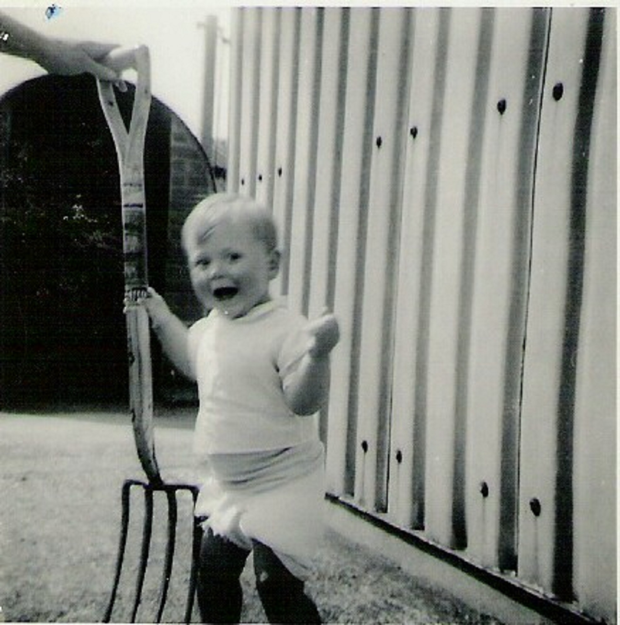 Graham with fork, 849 Ripple Road