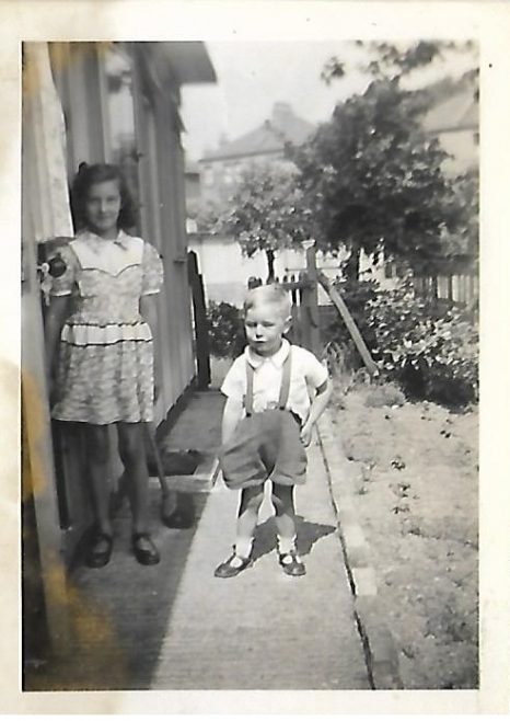 JOHN & JOSIE BUGG AT No86 CARLETON ROAD EXACTLY OPPOSITE OUR PREFAB 1950