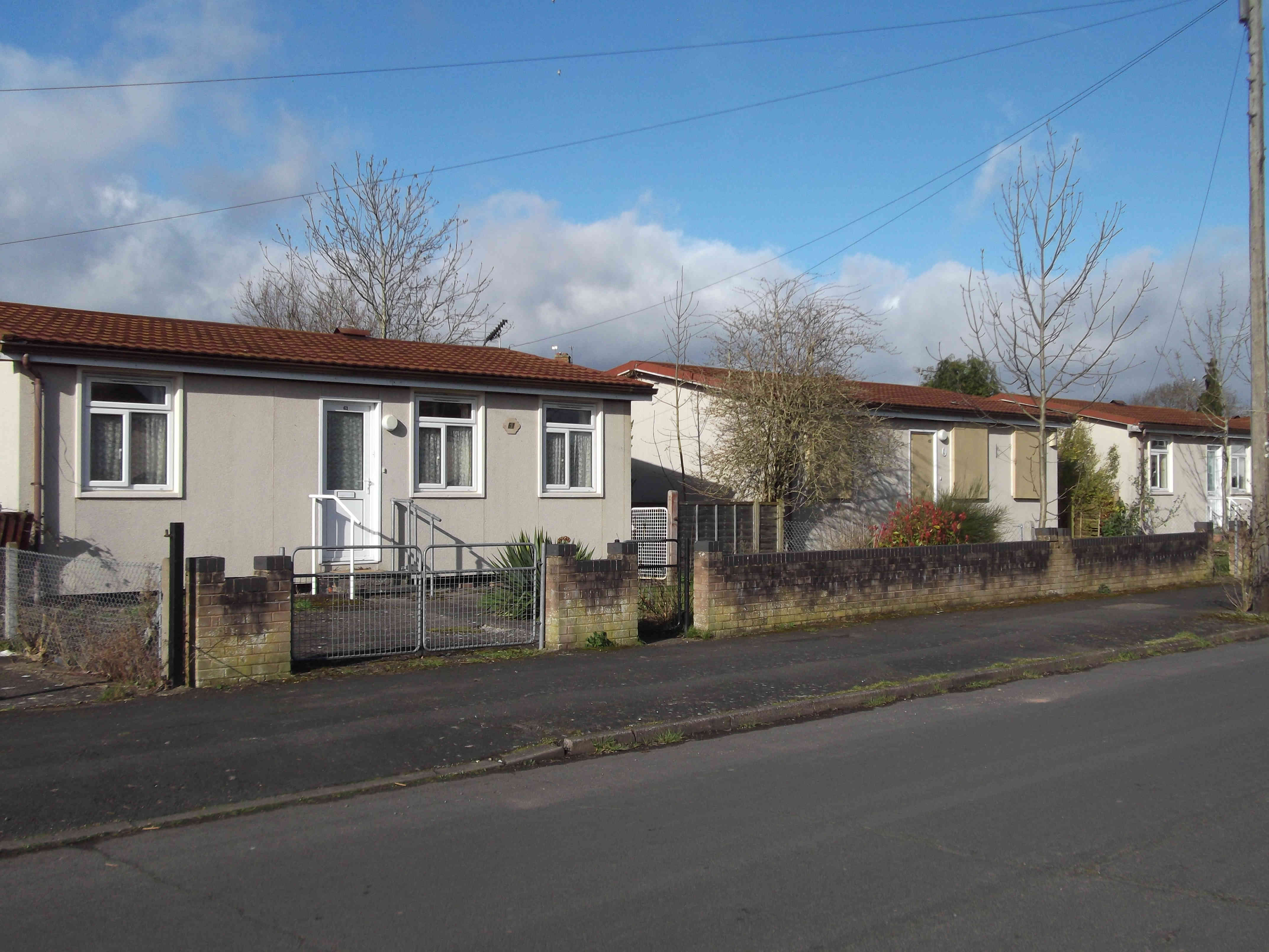 AIROH prefabs in Beattie Avenue, Hereford