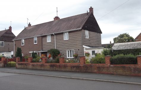 Airey Houses in Clee View and Whitbread Road, Ludlow