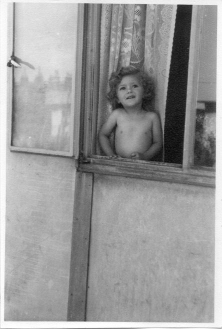 Pauline Flanders. 7 Hind Grove, Poplar, E.14.  Late 1940s. | Robert Flanders