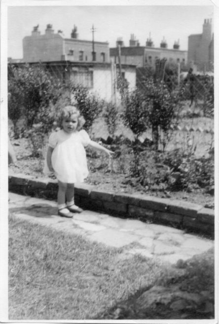 Pauline Flanders. 7 Hind Grove, Poplar, E.14. Late 1940s. | Robert Flanders