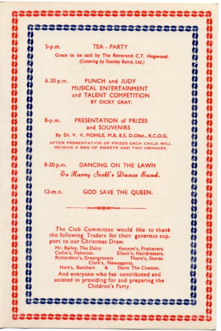 Souvenir Programme, Coronation Party at the Prefabs, 6 June 1953 | Susie Flanders