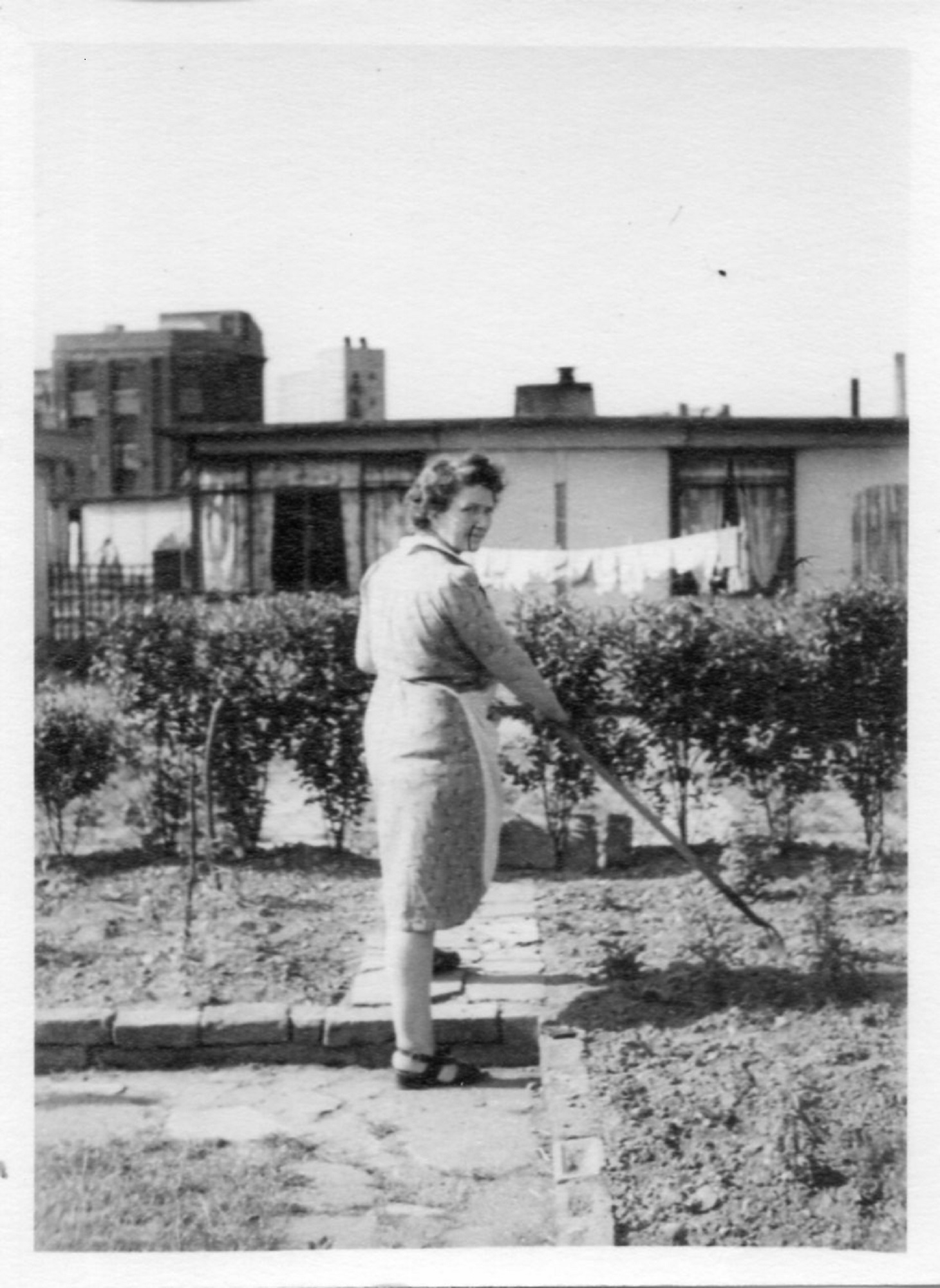 Annie Flanders No. 7 Hind Grove, Poplar, E.14. c.1952