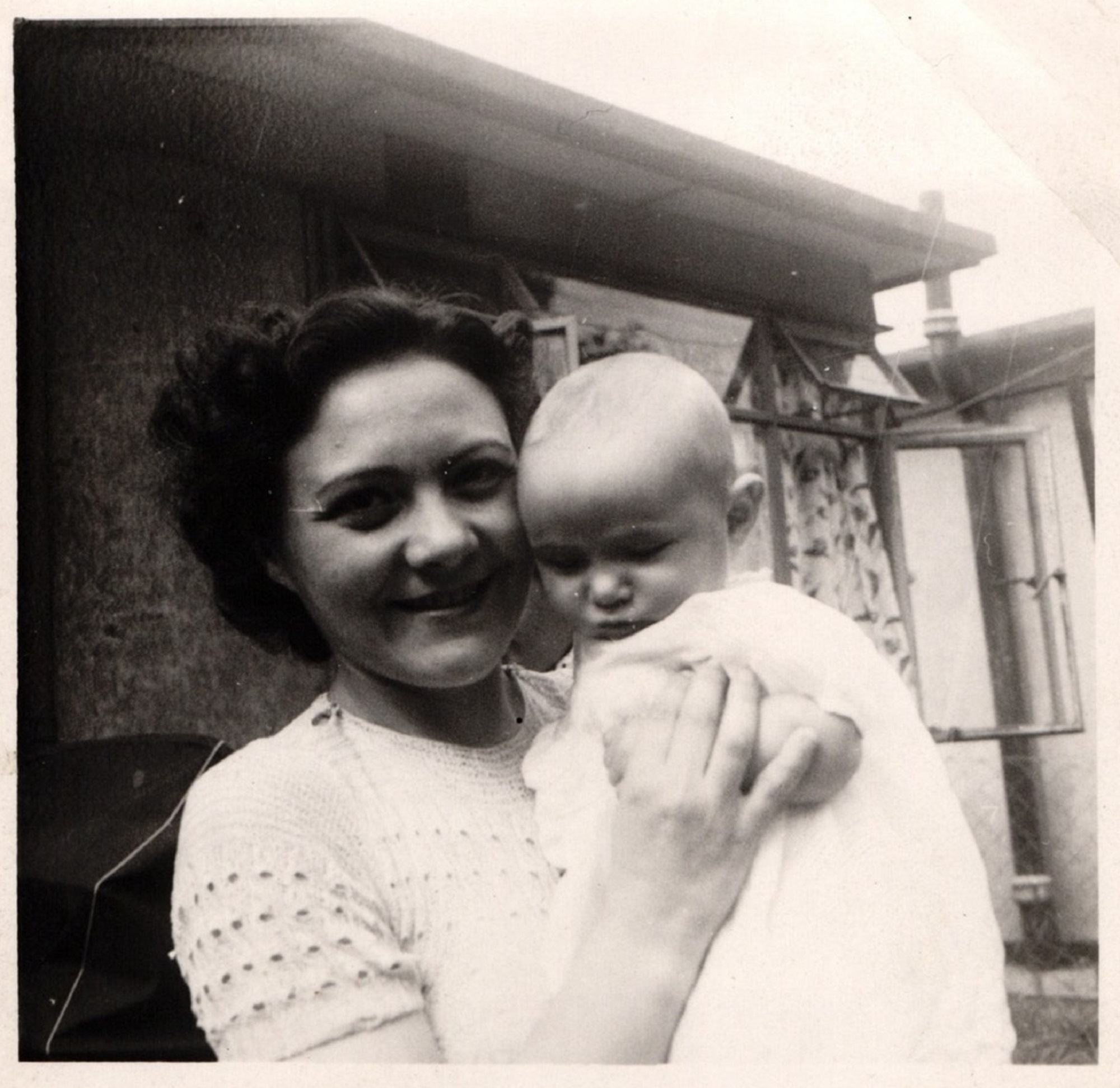 Hilary and her aunt, 255A Westbourne Park Road, London W11