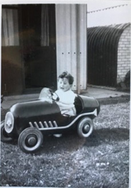 That racing car again maybe 1952. 15 Bonchurch Road, Southampton | Geoff Lindsay