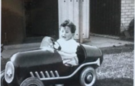 That racing car again maybe 1952. 15 Bonchurch Road, Southampton