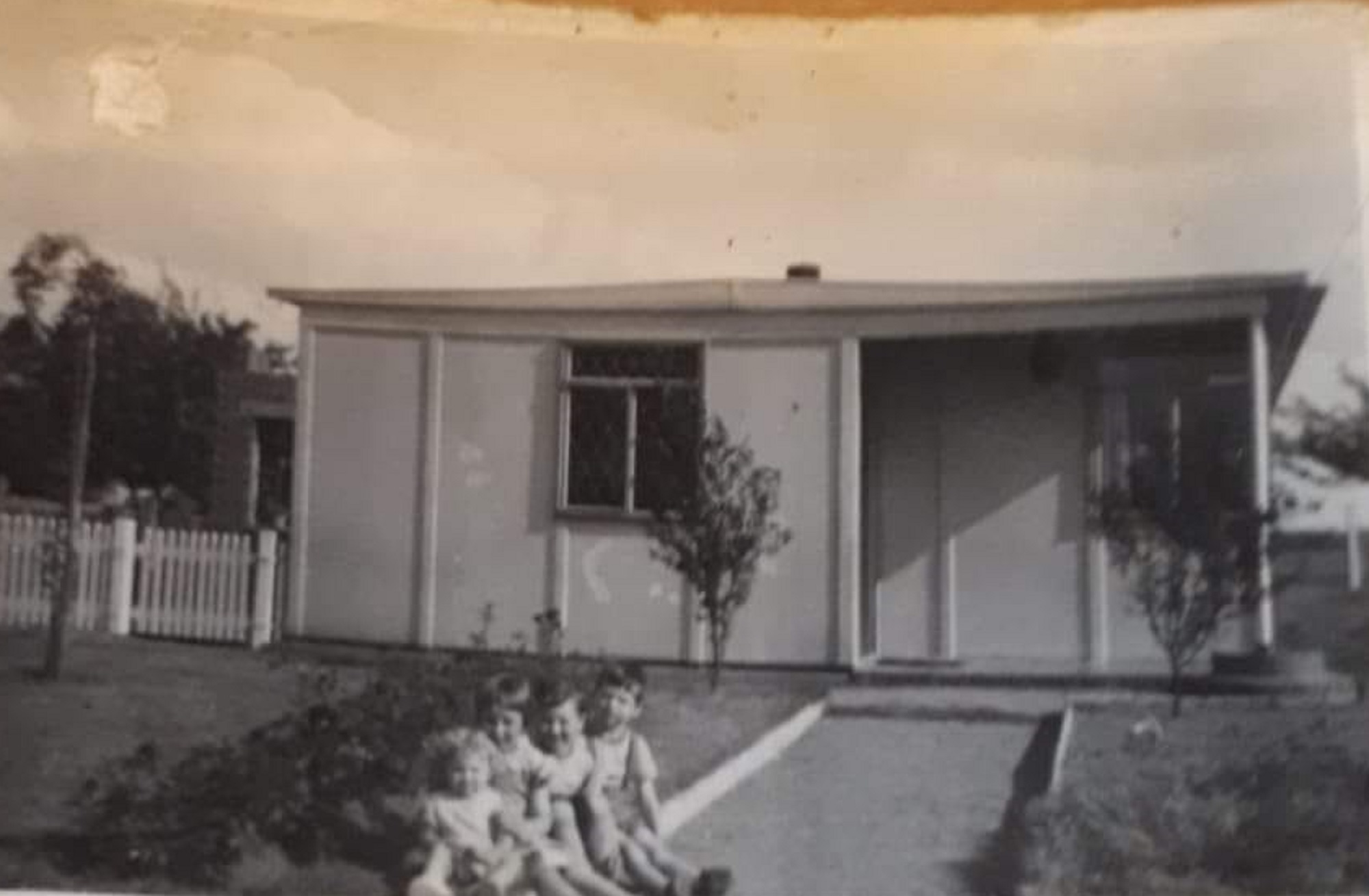 Brigitte and her family. Oostnieuwkerke, near Roeselare