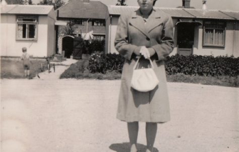 Margaret Tibble (nee Arnold), my father's youngest sister. 13 Mill Close, Ringmer