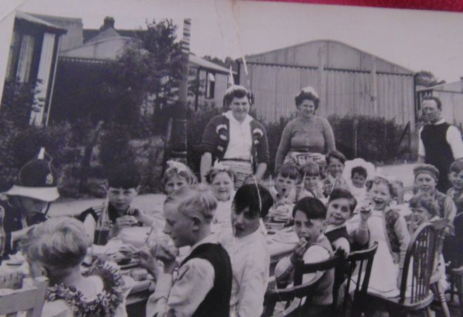 Roding Avenue Coronation Party. Barking, Essex