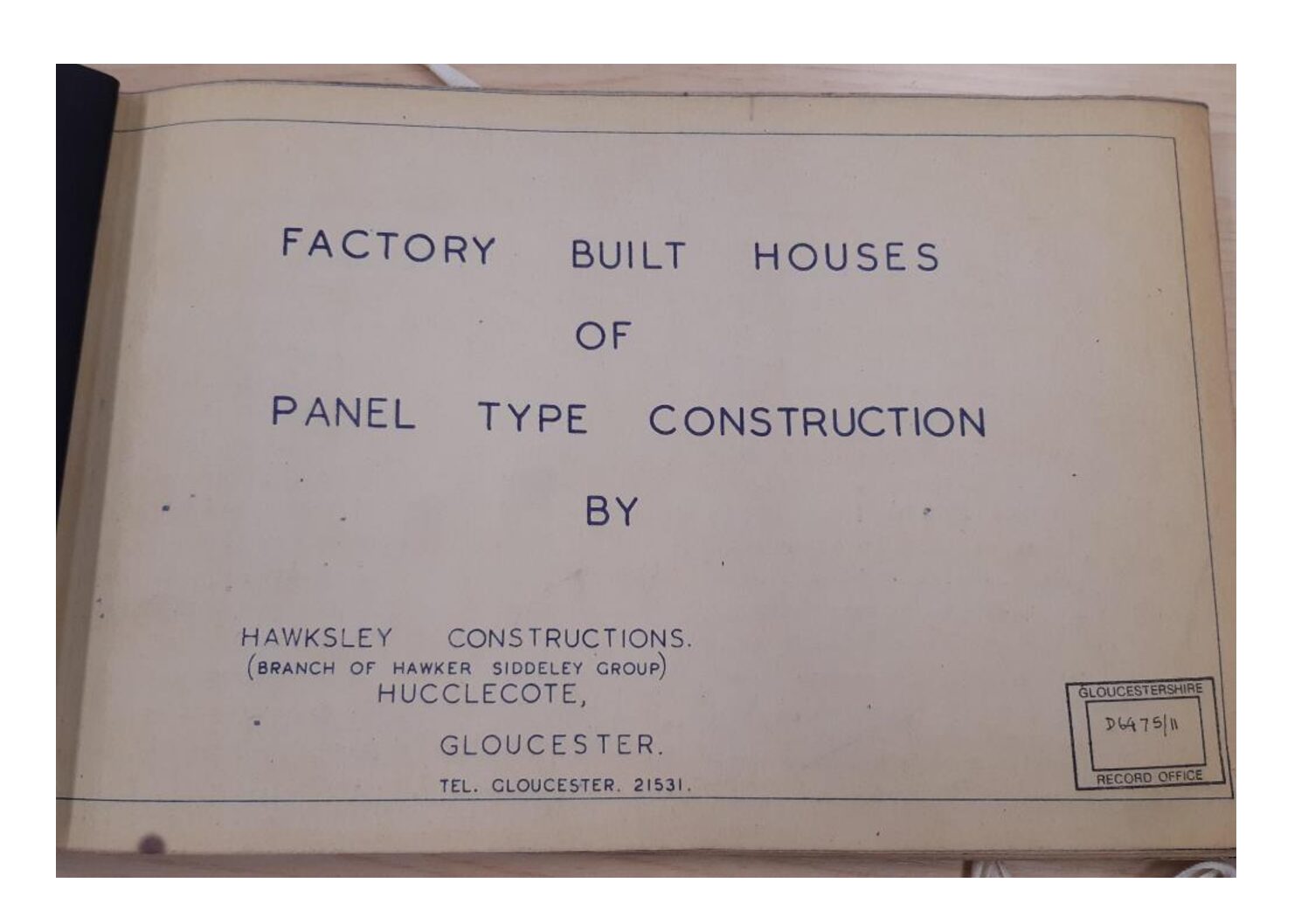 Hawksley BL8 construction manual