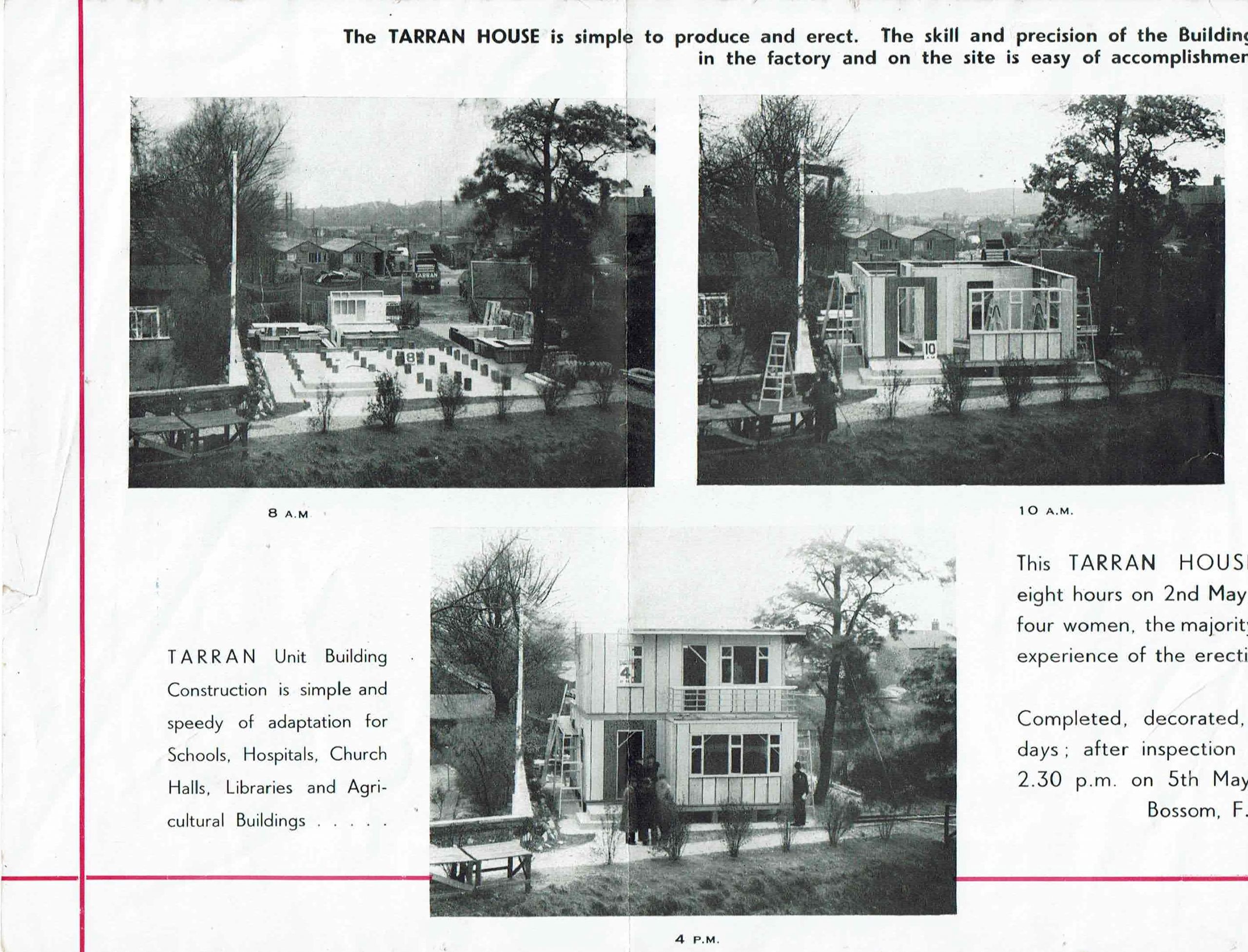Tarran detached house brochure, inside left hand page