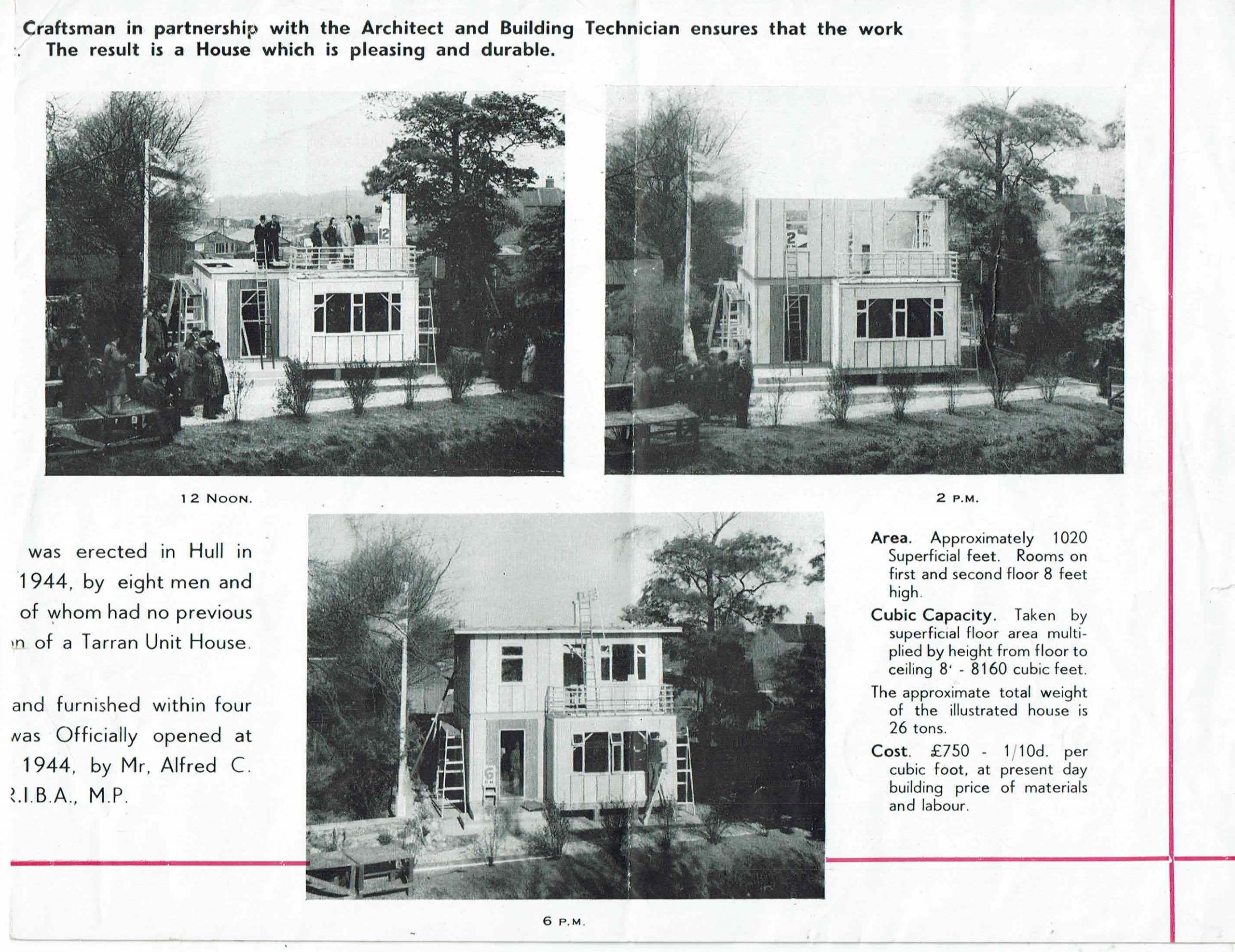 Tarran detached house brochure, inside right hand page
