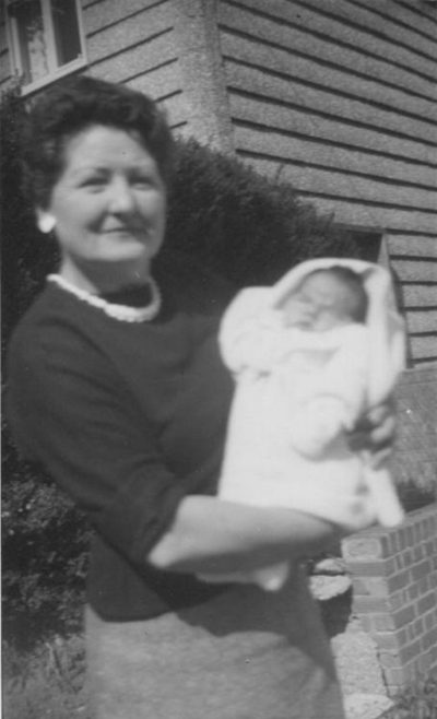 1958 with Judy. few weeks old. Southwood Drive, Bristol | Judy Lockyer