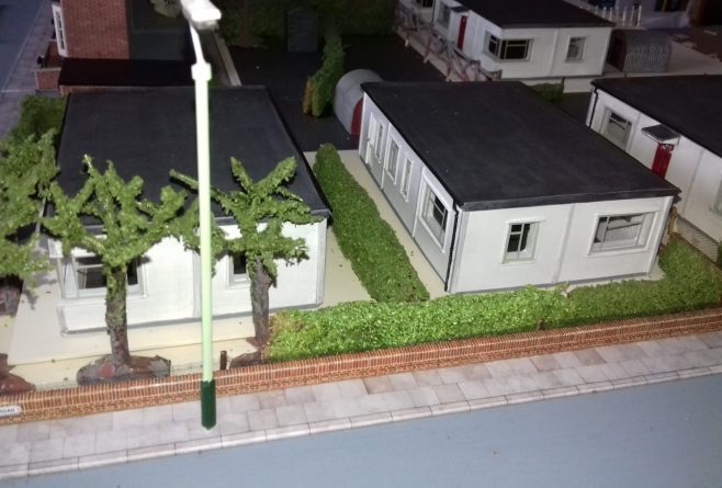 Models of prefab estate, Underhill Road, London SE22 | John Chinery