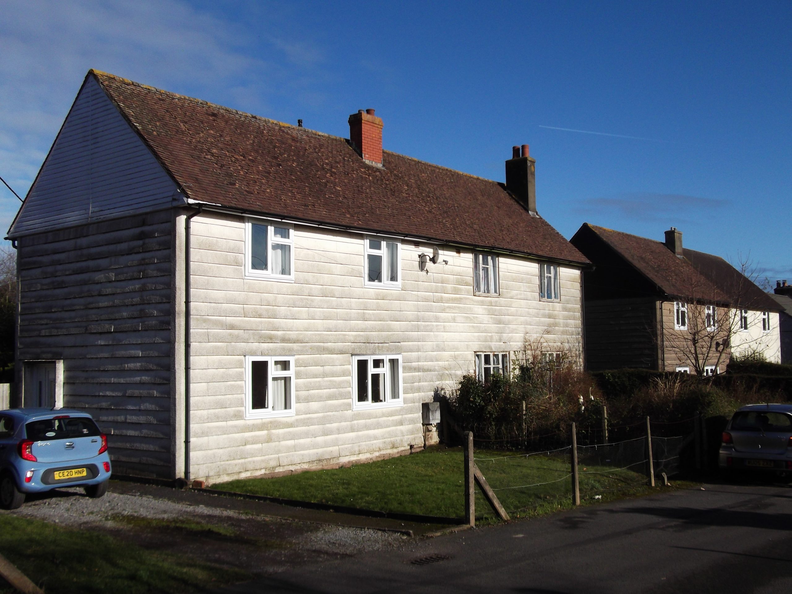 Airey Houses in Gwent Road, Abergavenny