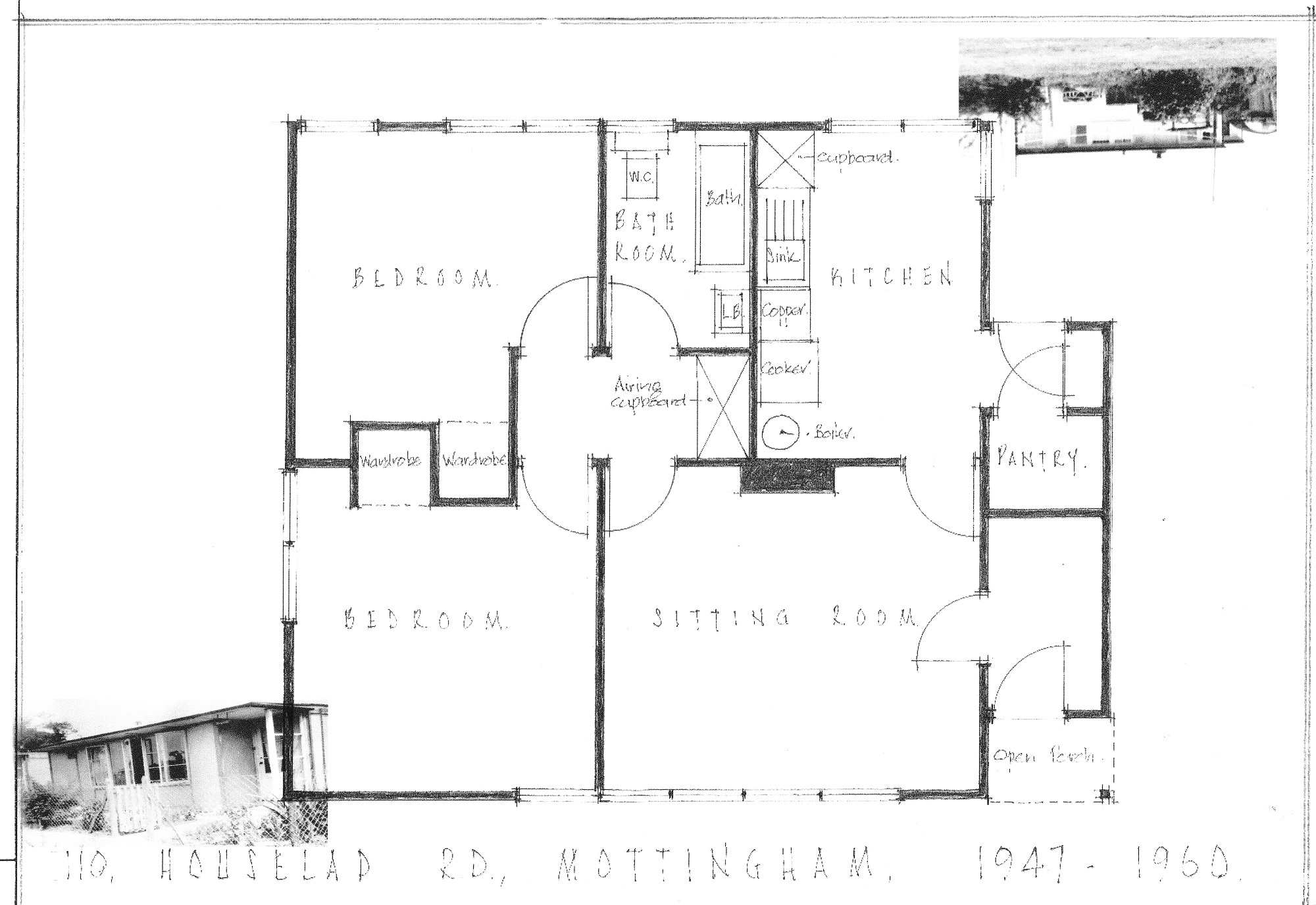 Floor plan, UK100 prefab