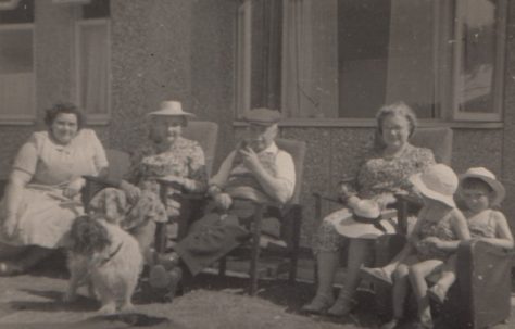 My grandparents and aunts. Tarran Way, Moreton