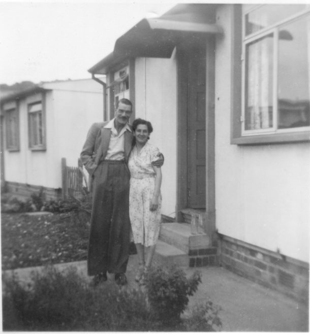Frank and Doris Johnson - Buckland Estate, Dover, 1953. | Frank Johnson