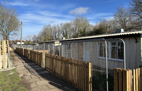 Progress on the Wake Green Road prefabs, February 2024