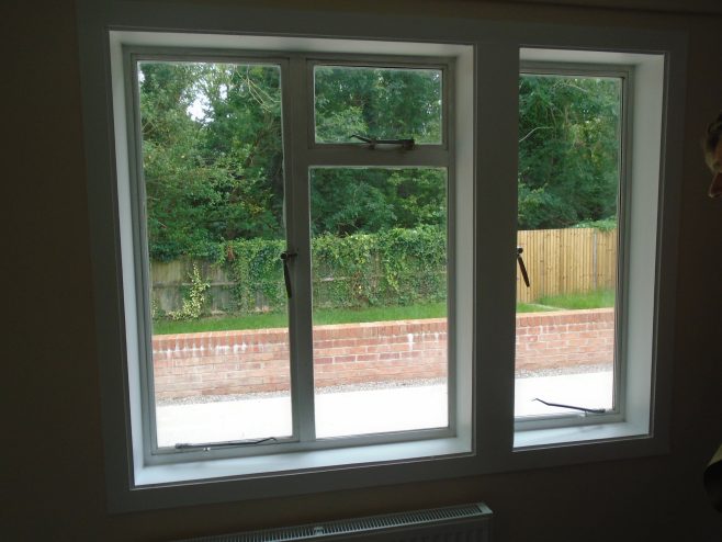 View to back garden, Wake Green Road prefab | Prefab Museum