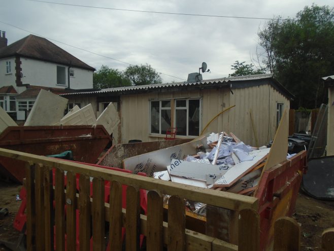 Prefab undergoing restoration, Wake Green Road, Moseley | Prefab Museum
